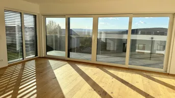 Expose Doppelhaushälfte zur MIETE nahe Eisenstadt – Mit Garten, Balkon &amp; Panorama-Dachterrasse