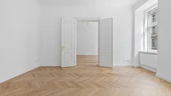 Expose Erstbezug nach Sanierung – stilvolle 3-Zimmer-Altbauwohnung im 5. Bezirk