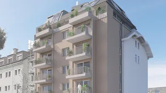 Expose "Grünes Cumberland" ! Traumhafte zweistöckige 3-Zimmer-Wohnung mit Dachterrasse und Blick auf Schönbrunner Schlossgarten und Lainzer Tiergarten