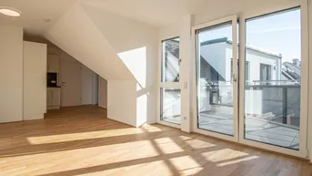 Expose Stylische 3-Zimmer DG-Wohnung mit Terrasse Nähe Meidlinger Markt