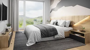 Expose Grünes Wohnen: Hochwertige Holzbauwohung mit modernem Design.