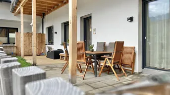 Expose Traumhafte 3-Zimmer-Gartenwohnung in Bad Mitterndorf – mit Carport und zusätzlichem Parkplatz!