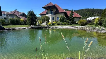 Expose Idylle pur in Karnburg – Ein-/Zweifamilienhaus mit Schwimmteich, Aussicht &amp; Ruhelage