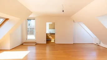 Expose SCHÖNE 3 - ZIMMER - DG - MAISONETTE MIT 2 TERRASSEN / NÄHE U4 ROSSAUER LÄNDE