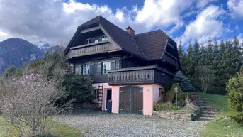 Expose Idyllisches Holzblockhaus mit Einliegerwohnung (Ferienwohnung) in wunderschöner Naturlage in Schardorf/Trofaiach