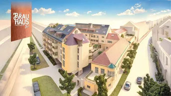 Expose Sonnige 2-Zimmer-Terrassenwohnung im BRAUHAUS Ensemble by FLAIR