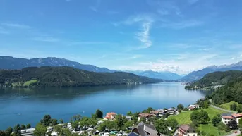 Expose Gepflegte Frühstückspension mit Blick auf den Millstättersee gleich über dem Strandbad.