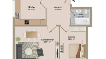 Expose Drei Zimmer Wohnung mit Terrasse!