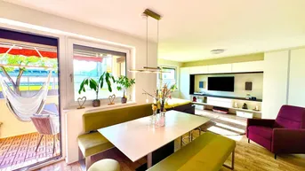 Expose Familienfreundliche 4-Zimmer-Wohnung mit Tiefgaragenabstellplatz, Loggia, Gartenanlage &amp; nachhaltiger Heizung