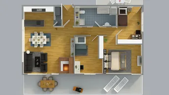 Expose Wohnen mit Atmosphäre, Stil und Licht – Penthousewohnung mit Kachelofen und Ausblick!