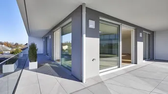 Expose THE PENTHOUSE: Projekt "LIVING FRAMES", 158m² Wohnfläche, schöner Seeblick, Eigengarten (!)