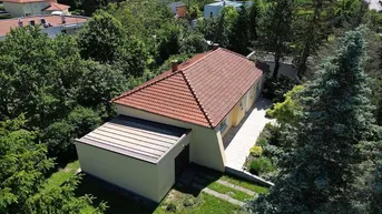 Expose ++ Einmalige Chance + SONNIGES EINFAMILIENHAUS+BUNGALOW+ GST. 1045m² + 4 ZIMMER+ UNTERKELLERT+ SCHNELLBAHN + SAUNA+ 30 MINUTEN VON WIEN ENTFERNT++