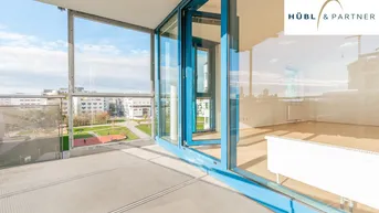 Expose 4 Zimmer Wohnung mit Küche und Balkon | Nahe U1 Kagran, VIS | Pool, Sauna und Fitnessraum im Haus