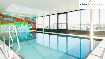 Expose Exklusive 3-Zimmer-Wohnung mit Balkon, Panorama-Pool &amp; Dachterrasse | Blick in den Kirschblütenpark