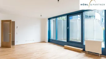Expose 3,8 % Mietrendite - vermietete 2-Zimmer Wohnung | Terrasse | Garage | Wellnesslandschaft | U1 Kagran