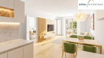 Expose NEU! Parkside Green Residences | 2-Zimmer Wohnung mit Balkon zum Innenhof | Wohnen am Park