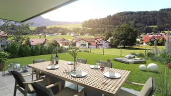 Expose 2 Zimmer Wohnung mit 89m² sonnigem Garten in Mondsee