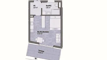 Expose Wohnen in Graz Geidorf - Exklusive Anlegerwohnung (32m²) mit Terrasse in bester Lage! Provisionsfrei