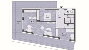 Expose Wohnen in Graz Geidorf - Exklusive Eigentumswohnung (70m²) mit Terrasse in bester Lage! Provisionsfrei
