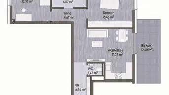 Expose Wohnen in Graz, Eggenberg - Moderne Eigentumswohnung (69m²) mit Balkon! Provisionsfrei!