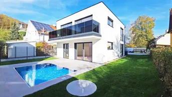 Expose Erstbezug! Neu errichtetes Einfamilienhaus mit Garten und eigenem Pool in zentraler Lage in Purkersdorf