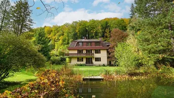 Expose Prächtiges Landhaus mit Potenzial im Pressbaumer Zentrum - Grundstück teilbar!