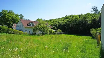 Expose Idyllisches Baugrundstück mit Ganztagssonne am Waldrand – Ruhelage nur 5 km von Wien!