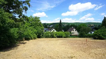 Expose Baugrundstück mit Ausblick in zentraler Ruhelage in Pressbaum