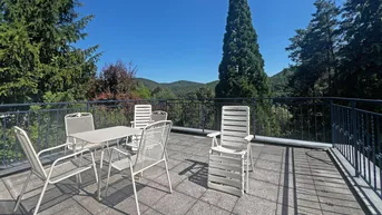 Expose Charmante 5-Zimmer Villenetage mit traumhafter Terrasse und Wienerwaldblick am Sagberg