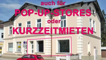Expose Auch für Pop-up-Stores oder zur Untervermietung! - Geschäftslokal im Pressbaumer Zentrum