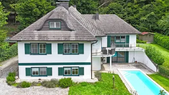 Expose Repräsentative Villa mit Pool und Wellnessbereich in sonniger Waldrandruhelage