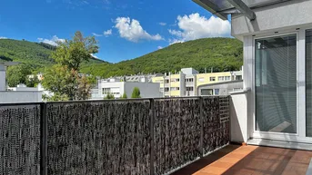 Expose Dachgeschoßwohnung mit 3 Zimmer und Südloggia bei der Wiener Stadtgrenze