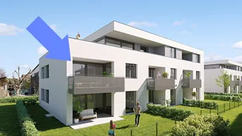 Expose Neubau: 4-Zimmer-Wohnung mit sonniger Terrasse
