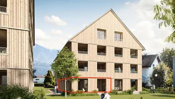 Expose Altach: 3-Zimmer-Wohnung mit großzügiger Terrasse