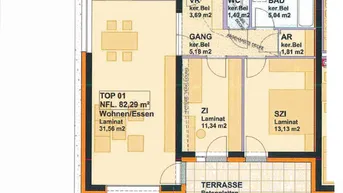 Expose Lichtenau im Waldviertel | 3 Zimmer Mietwohnung mit Kaufoption | 130 m² Garten.