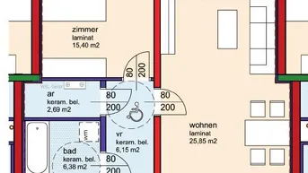 Expose Geförderte Dachgeschoßwohnung in Miete mit Kaufoption | Dachterrasse.