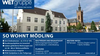Expose Ordination | zentrale Lage | Mödling | Fertigstellung 4. Quartal 2025