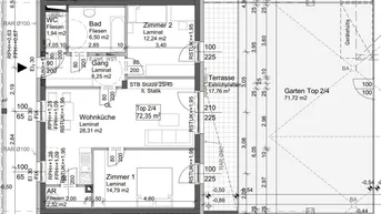 Expose St. Valentin | Geförderte Gartenwohnung in Miete mit Kaufoption | Top 20/4 | ca. 71m² Garten