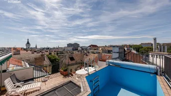 Expose Außergewöhnliches Penthouse mit Dachterrassen Pool und Blick über Wien