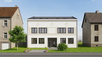 Expose Baugrundstück mit Altbestand und bewilligtem Bauprojekt in zentraler Lage von Gols