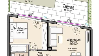 Expose Moderne 2-Zimmer-Wohnung mit Eigengarten
