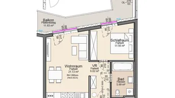 Expose Moderne 2-Zimmer-Wohnung mit großem Balkon – Erstbezug &amp; Komfort