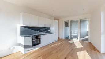 Expose Wohnen mit Aussicht – 2-Zimmer-Erstbezug mit Loggia &amp; besonderem Flair