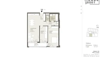 Expose 3-Zimmer-Wohnung mit Loggia