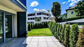 Expose PROVISIONSFREI - Neubau: 3-Zimmer-Wohnung in sonniger Aussichtslage mit Terrasse und Garten!