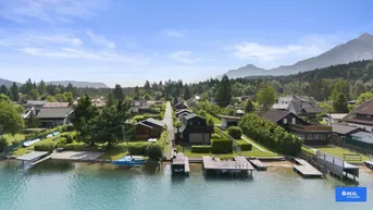 Expose Rarität am Faaker See, Einfamilienhaus mit separatem Gästehaus und Seezugang