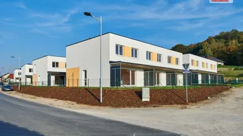 Expose Gefördertes 4-Zimmer Reihenhaus mit Miete-Kaufoption u. 2 PKW-Stellplätze ab August in Wieselburg zu vermieten!