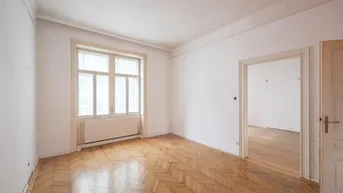 Expose ++NEU++ Sanierungsbedürftige 4-Zimmer Altbauwohnung mit Terrasse in fantastischer Lage!
