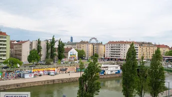 Expose 2 Zimmer Wohnung mit schönem Blick über den Donaukanal