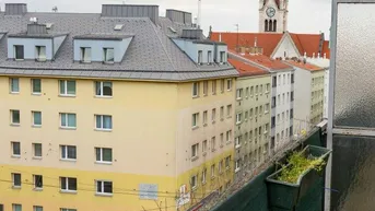 Expose Sanierungsbedürftige 1-Zimmer-Wohnung mit kleiner Terrasse im 1160 Wien (im 5.Liftstock)